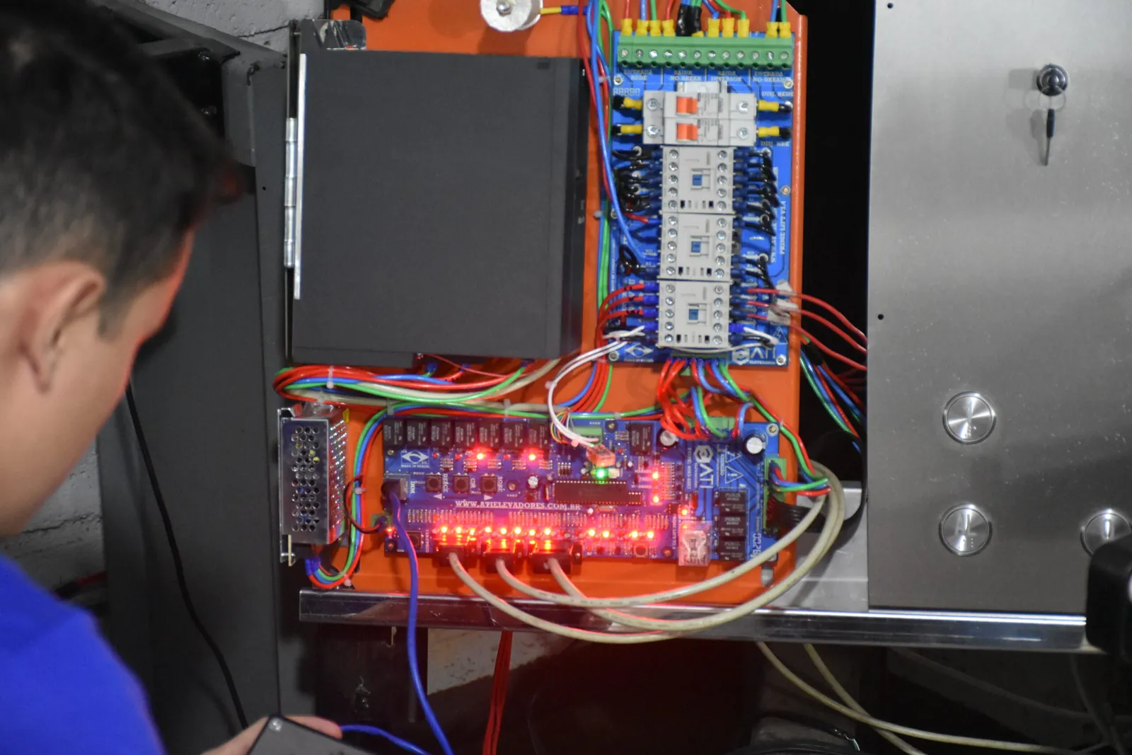 Controle de qualidade dos elevadores